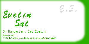 evelin sal business card